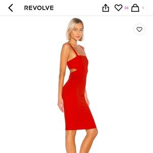Revolve superdown red body on dress size small